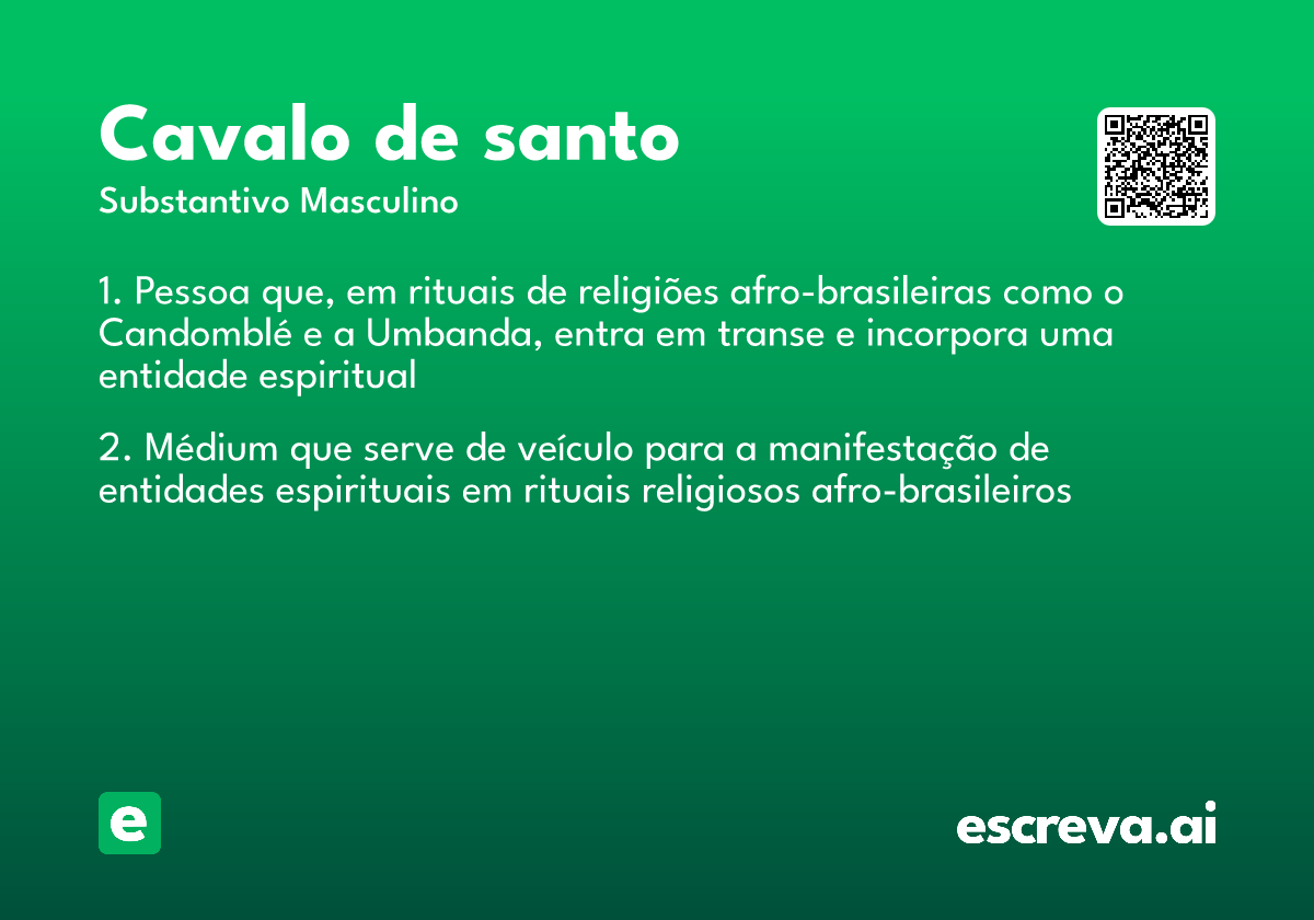 cavalo de santo