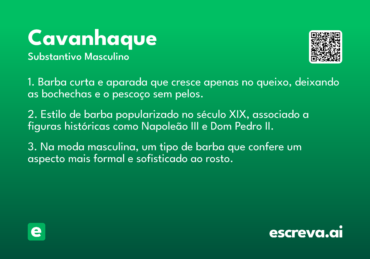 cavanhaque