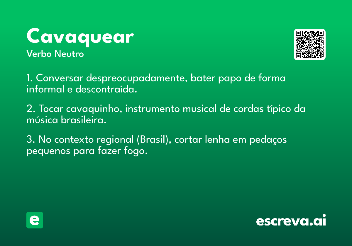 cavaquear