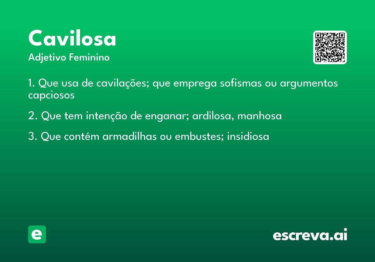 cavilosa