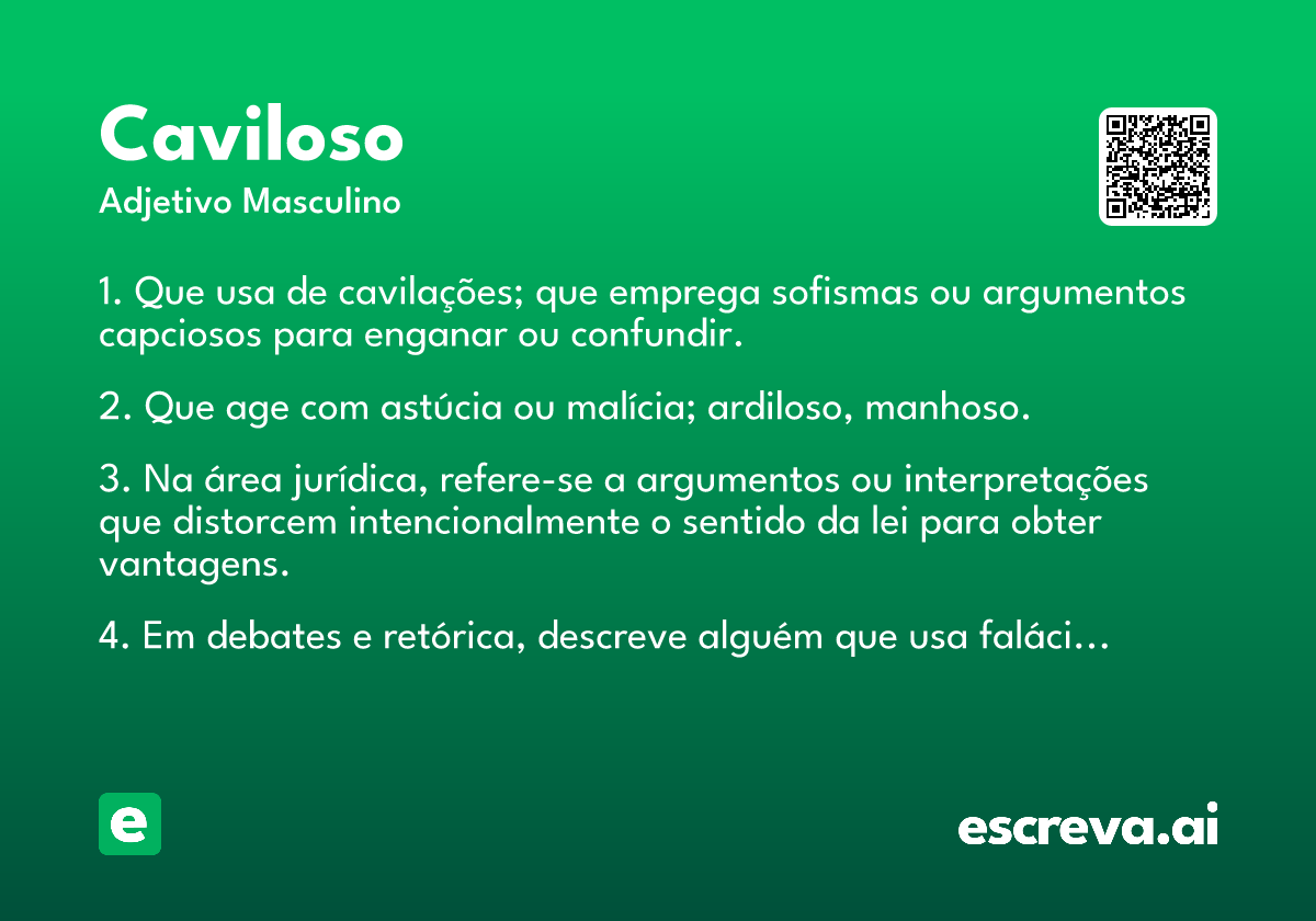 caviloso