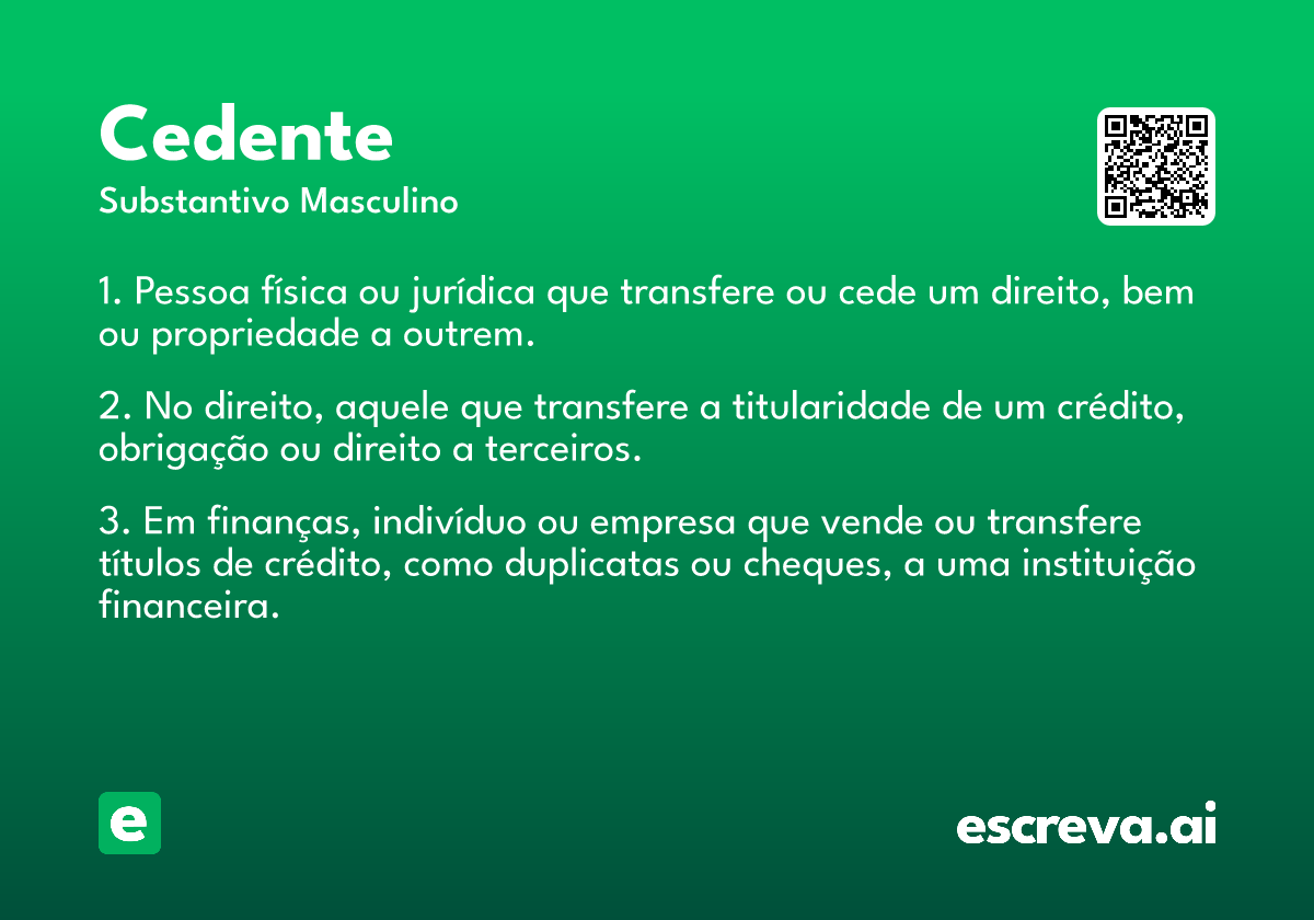 cedente