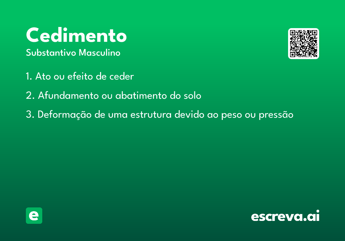 cedimento