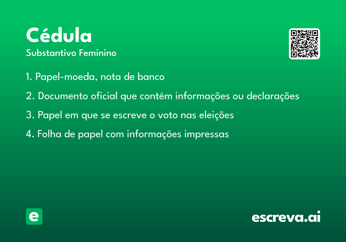 cédula