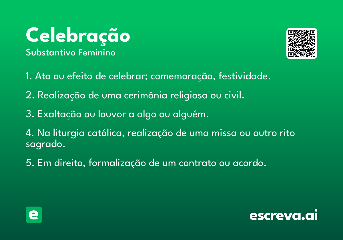 celebração