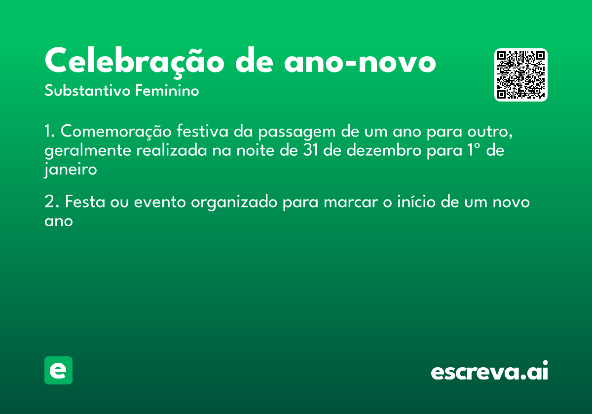 celebração de ano-novo