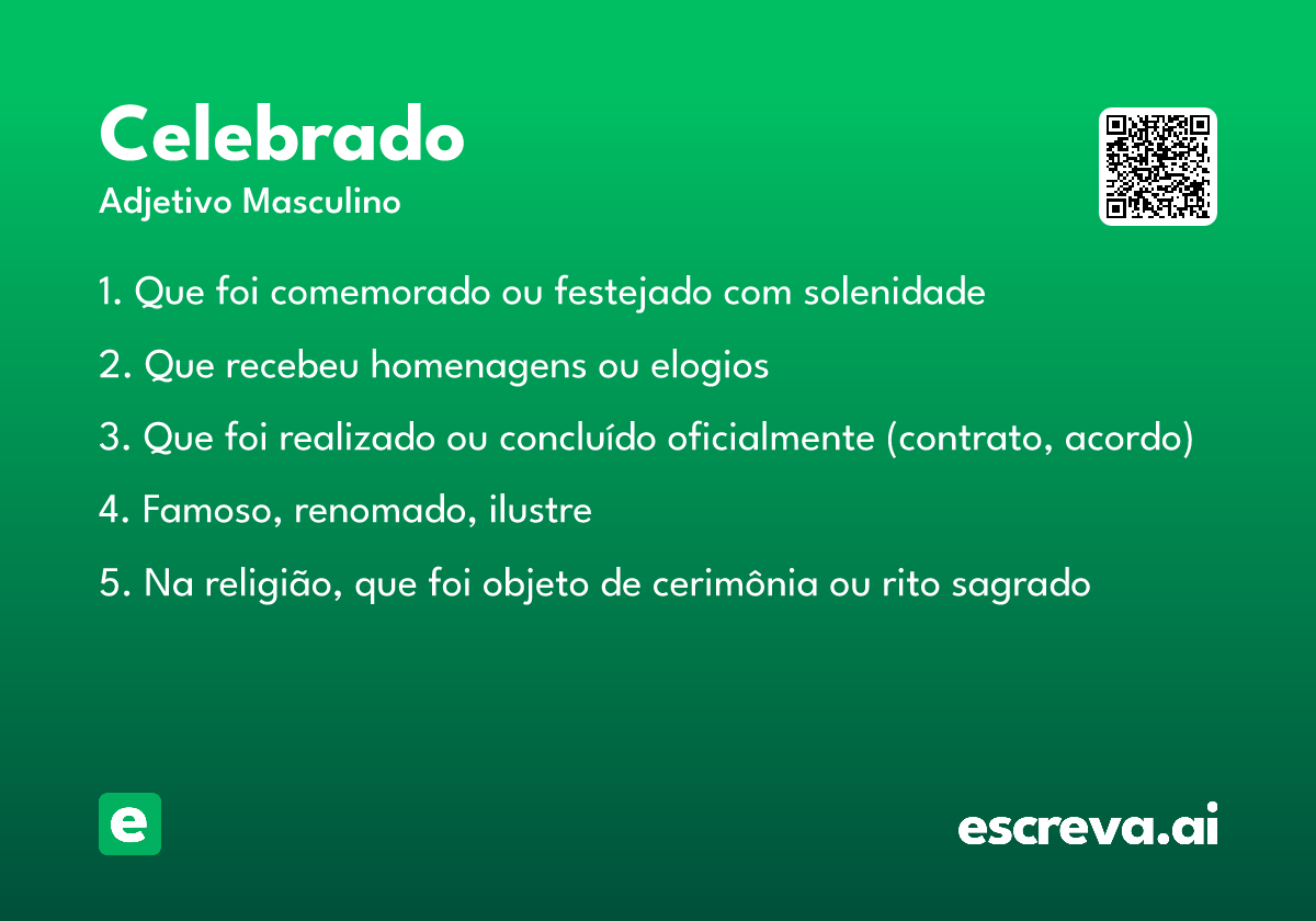 celebrado