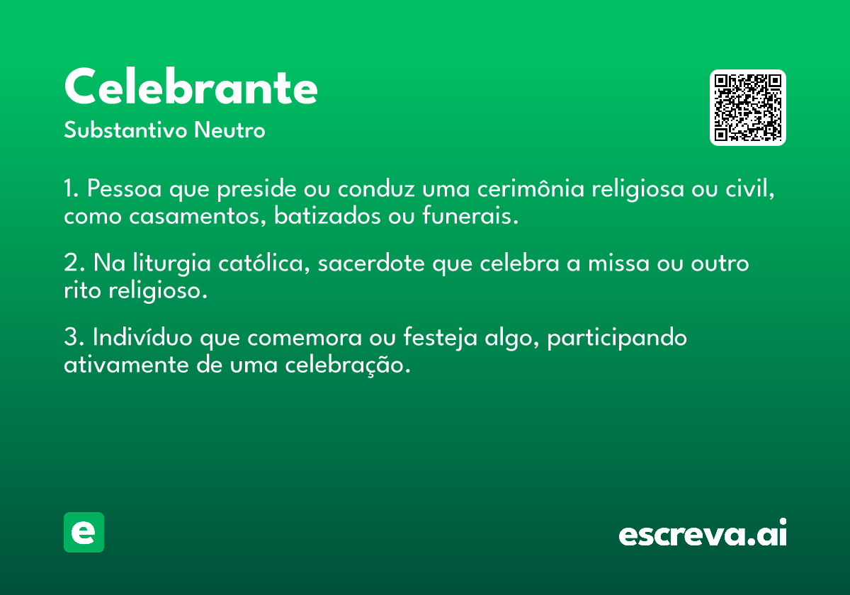 celebrante