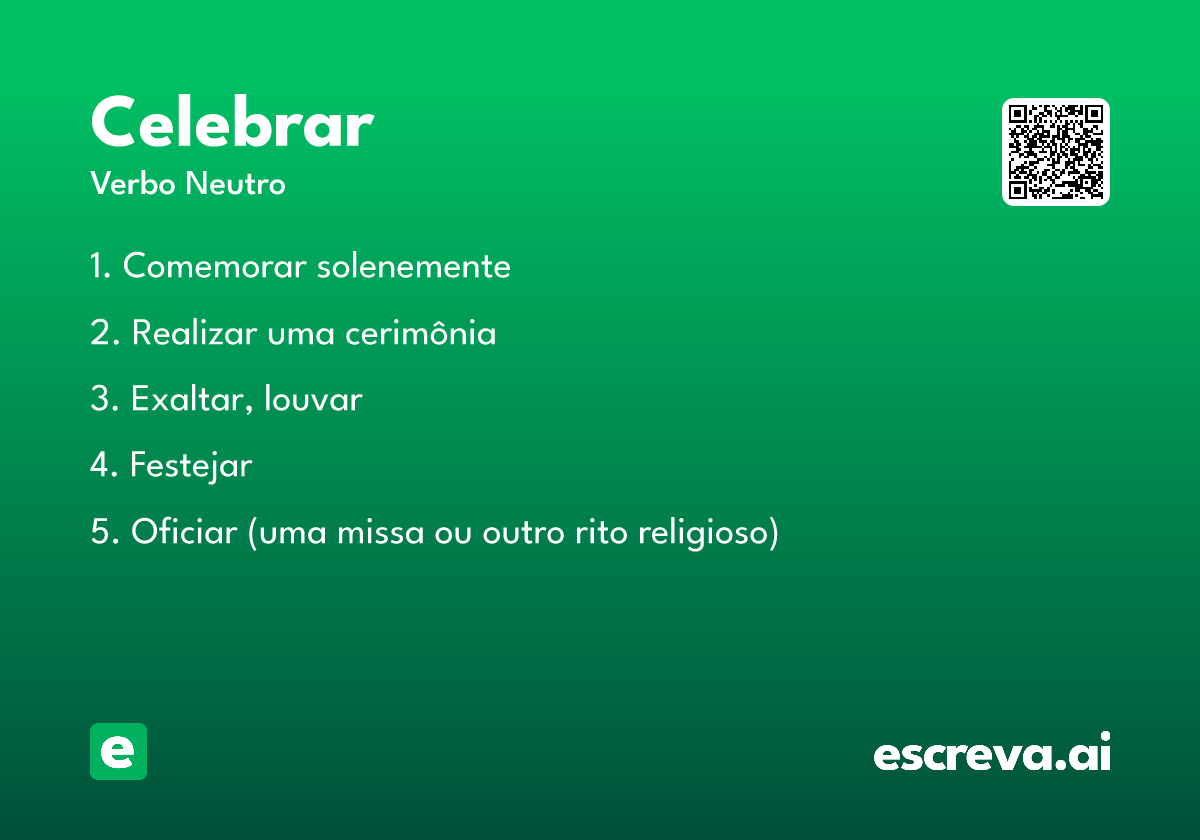 celebrar