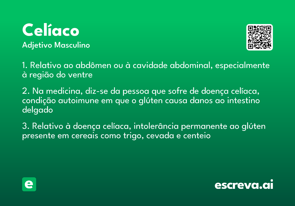 celíaco