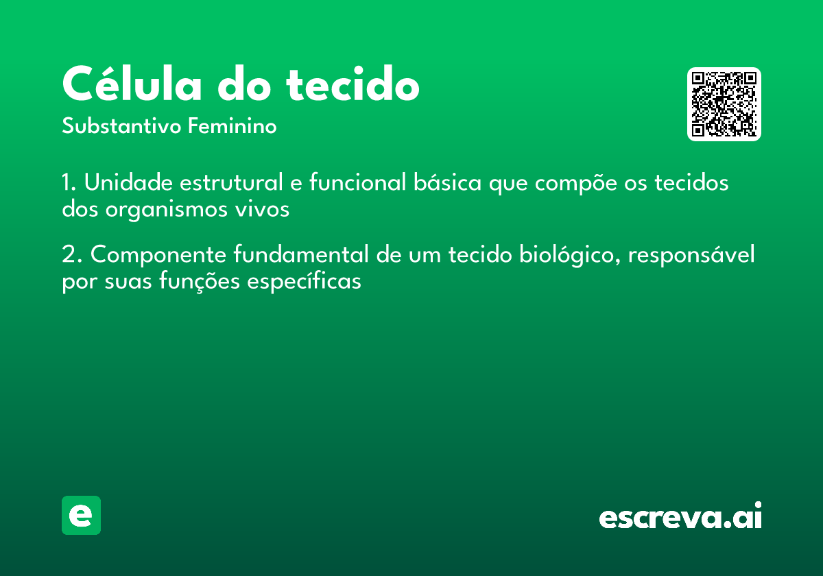 célula do tecido