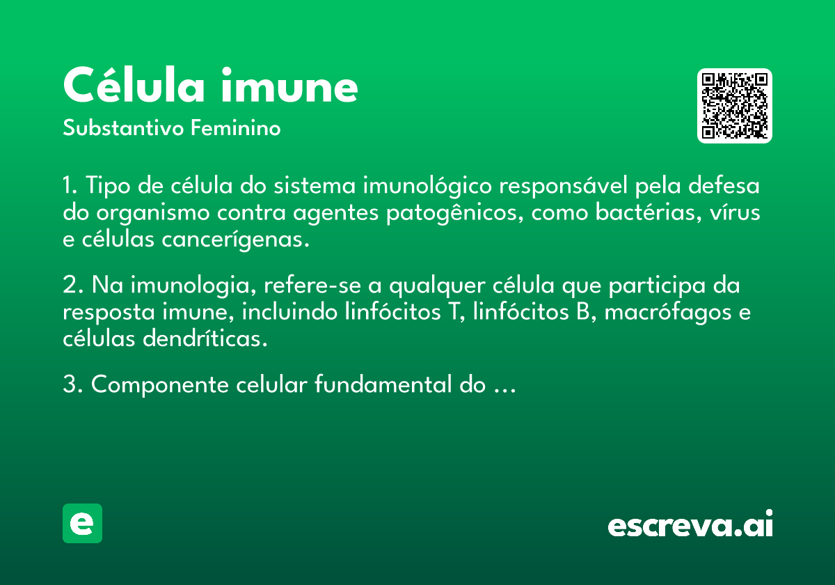 célula imune