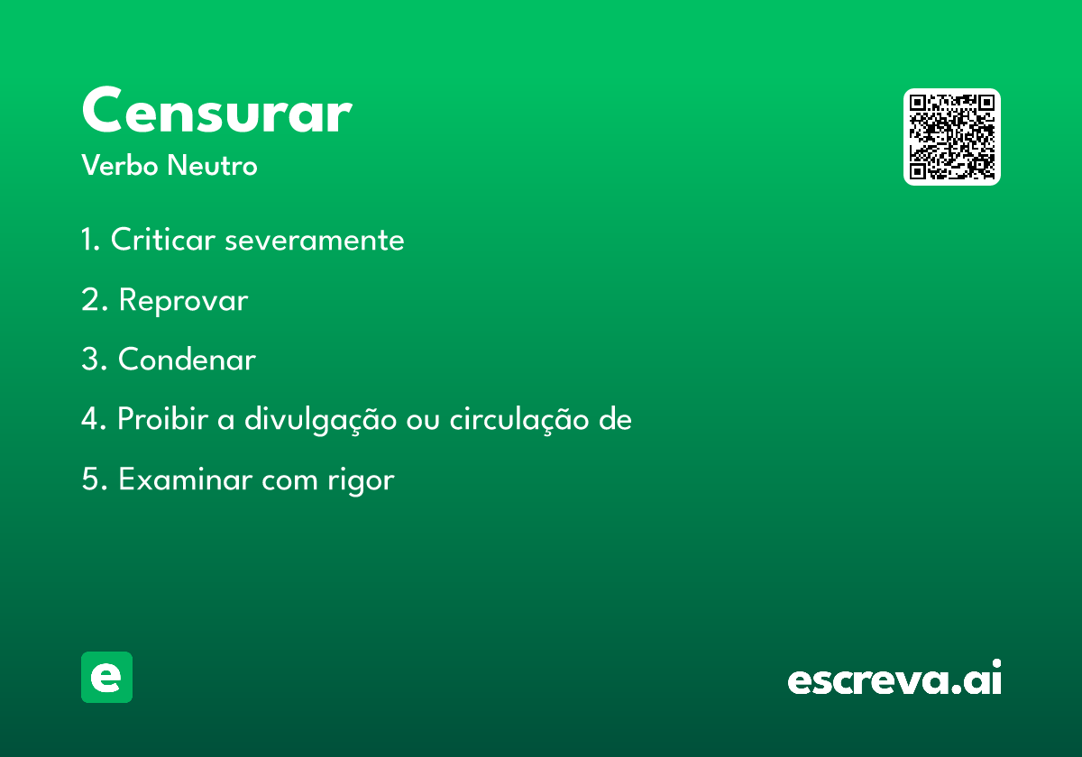 censurar