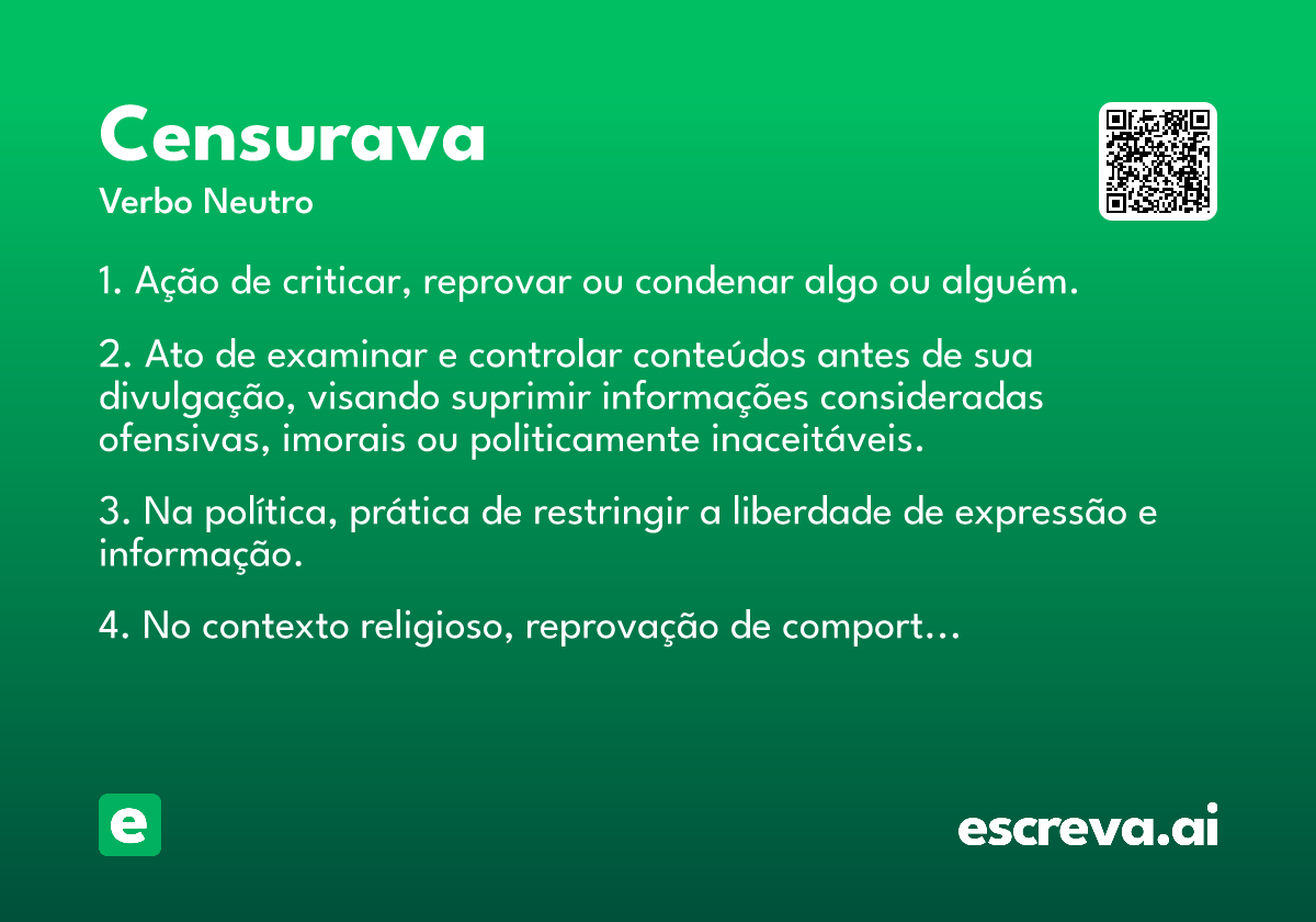 censurava