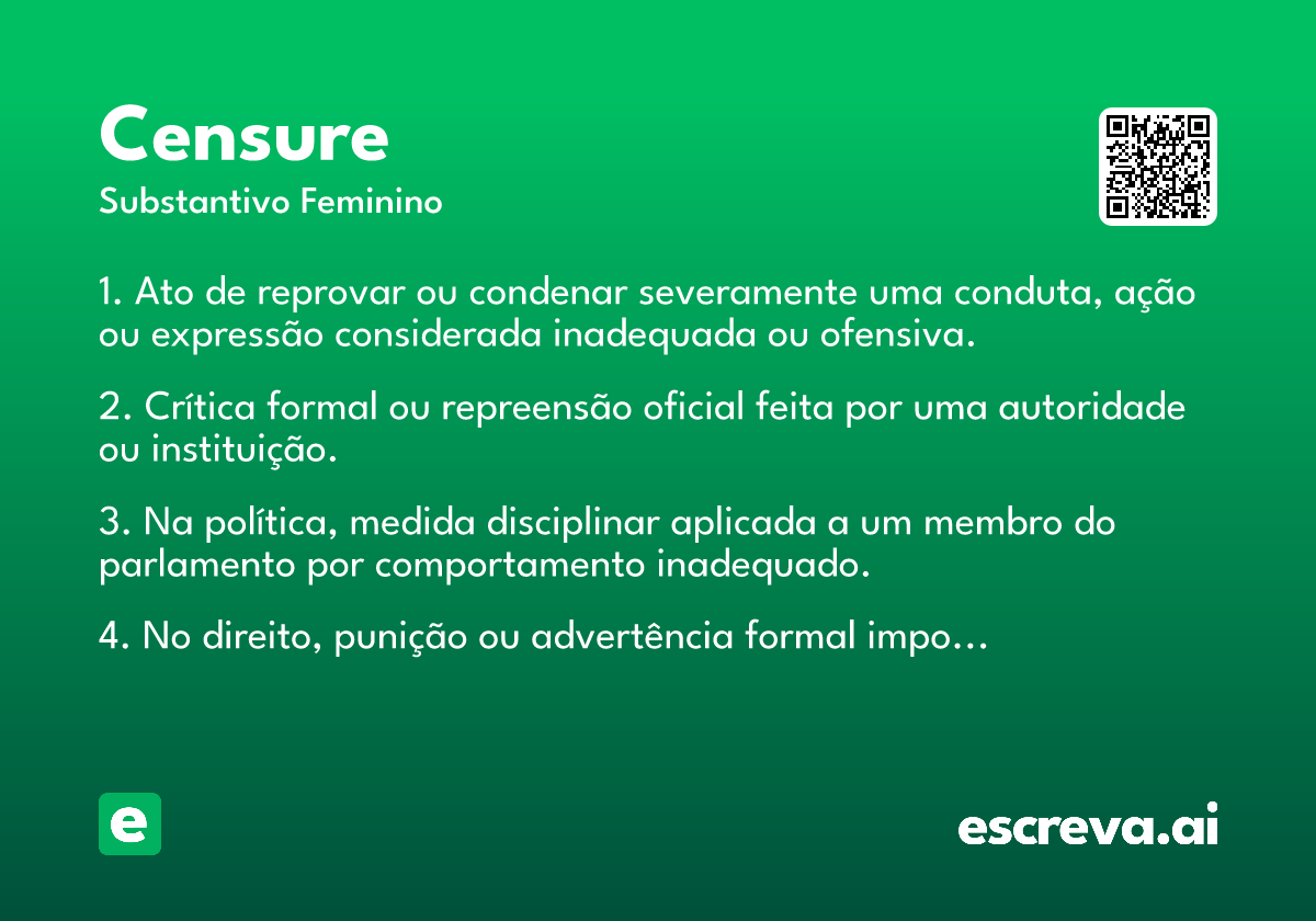 censure