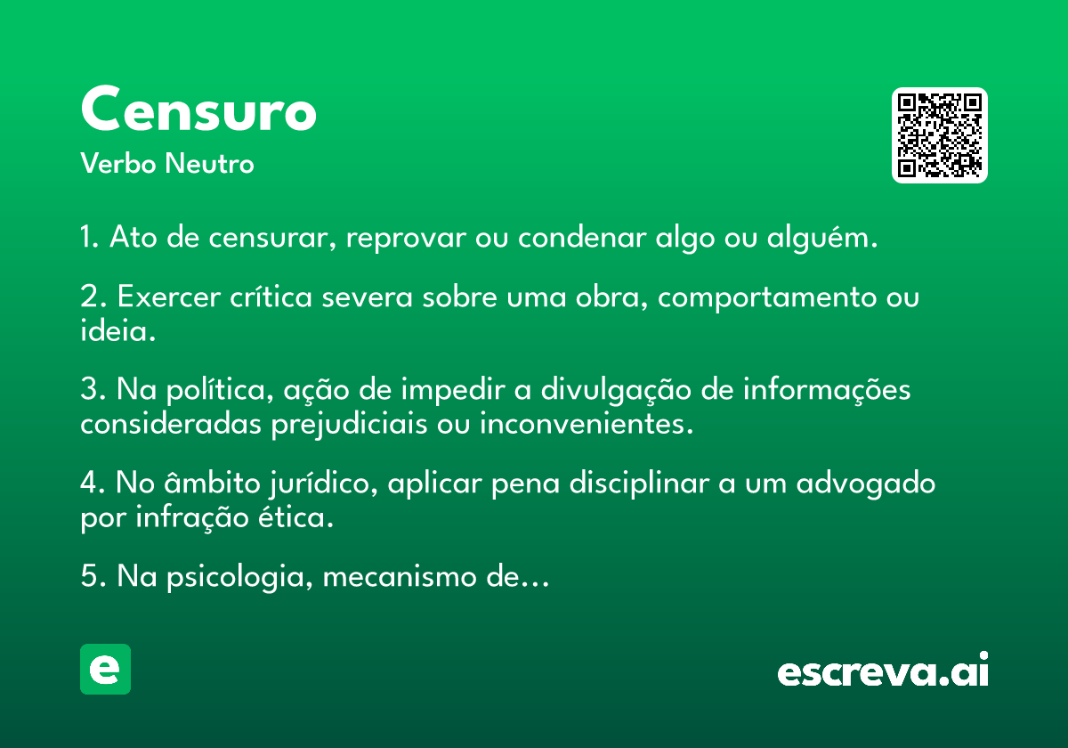 censuro