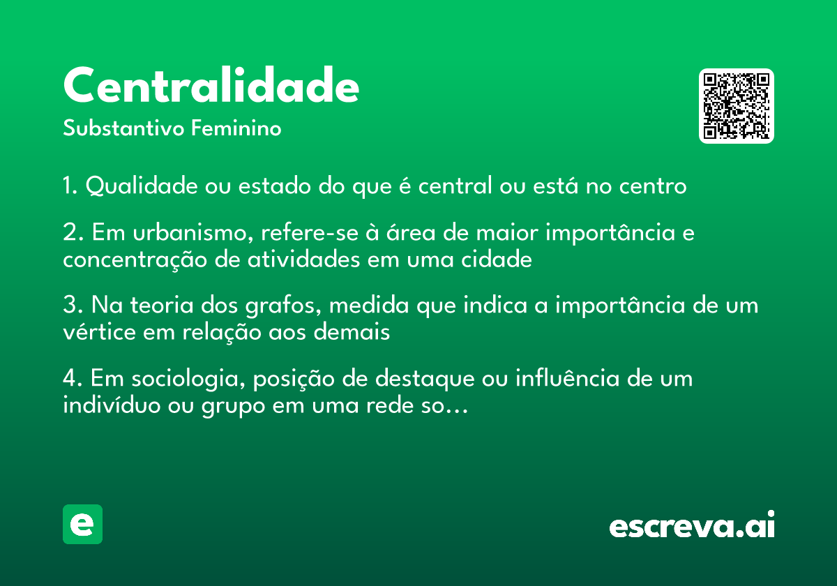 centralidade