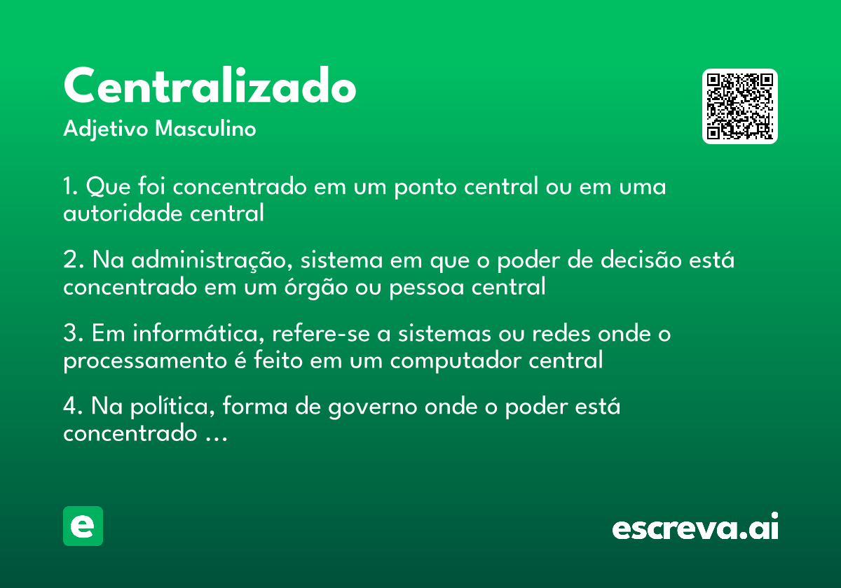 centralizado