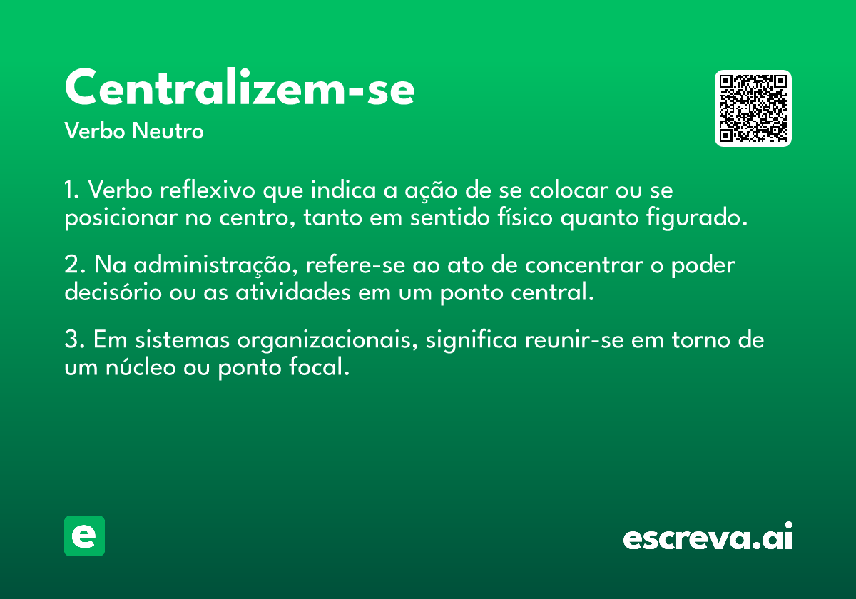 centralizem-se