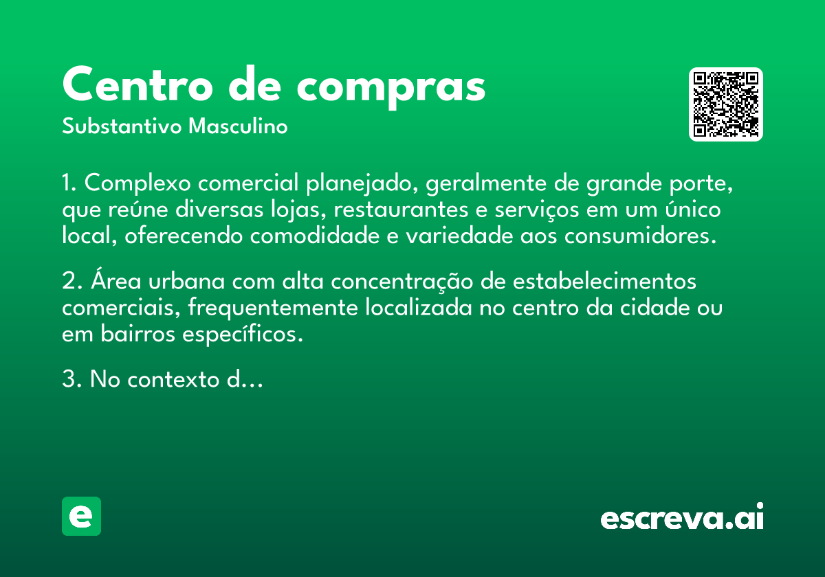centro de compras