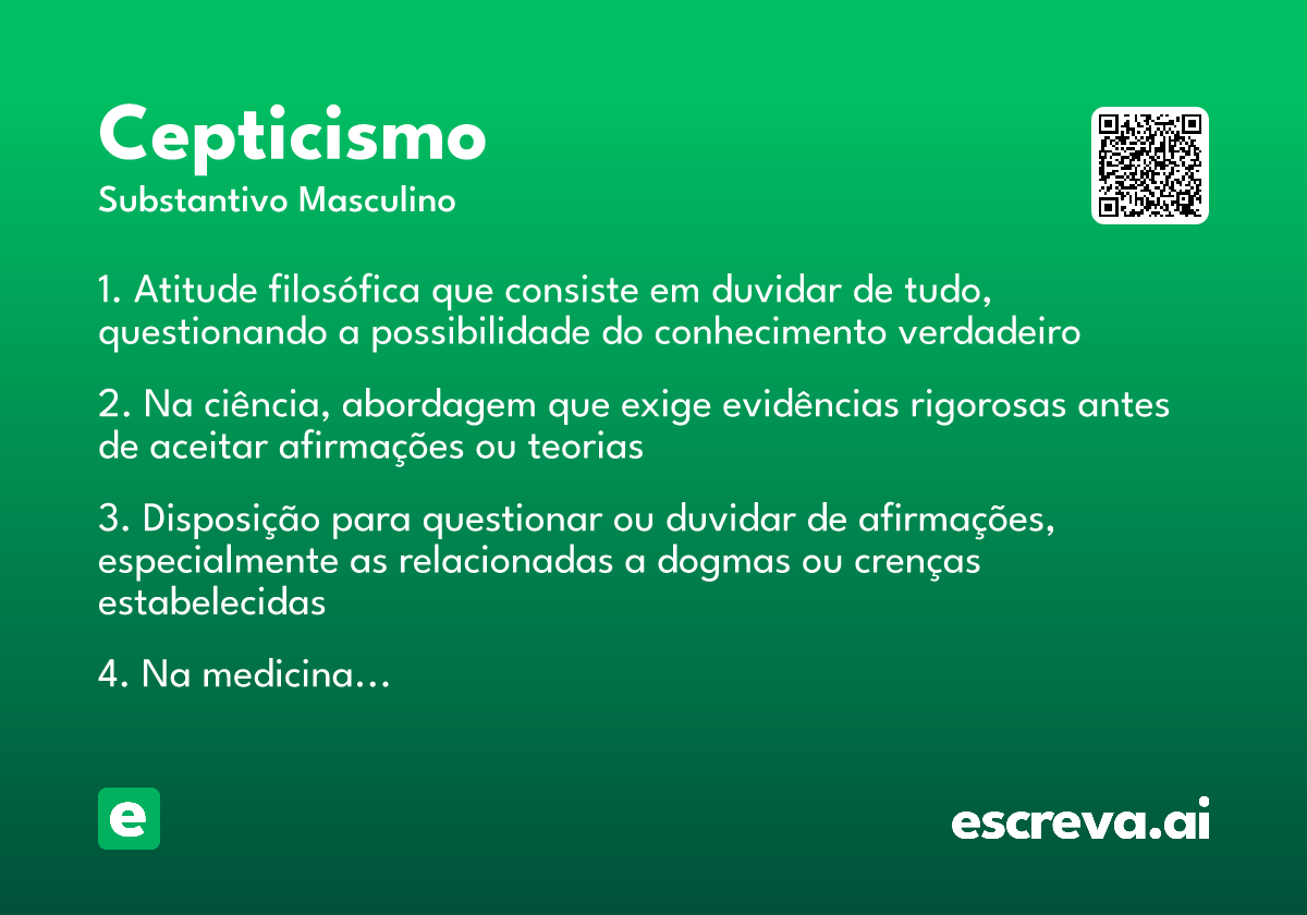 cepticismo