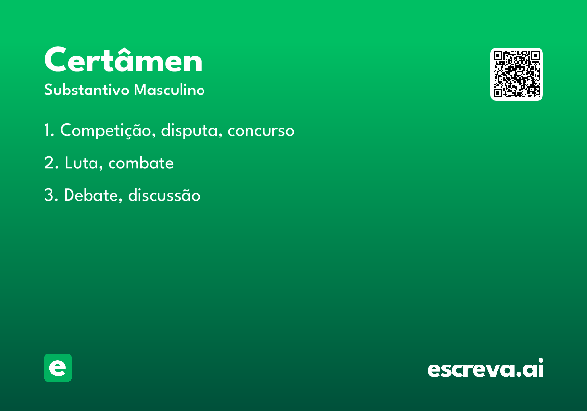 certâmen