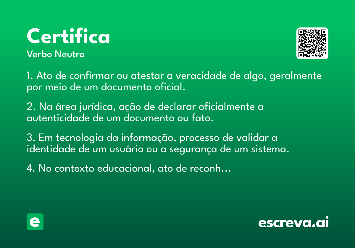 certifica