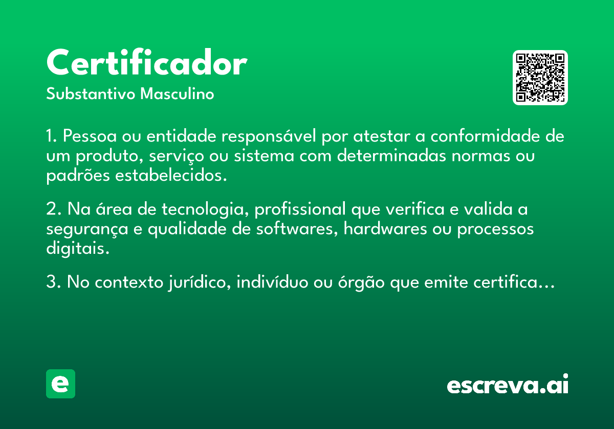 certificador