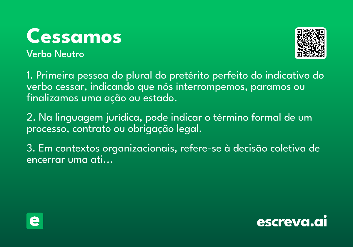 cessamos