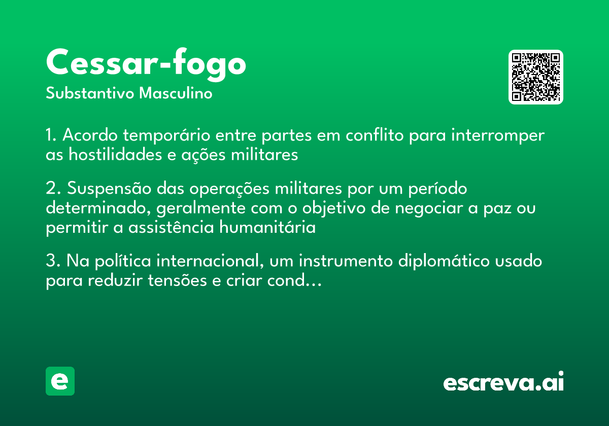 cessar-fogo