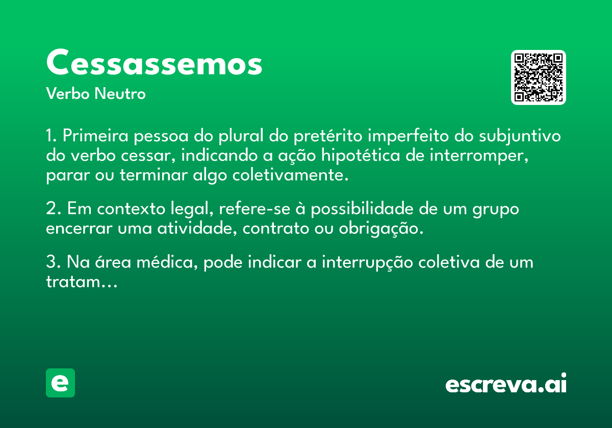 cessassemos