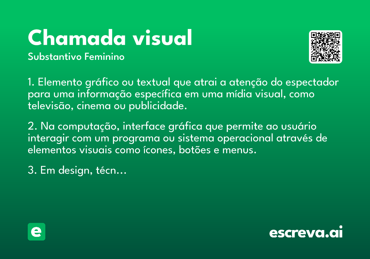 chamada visual