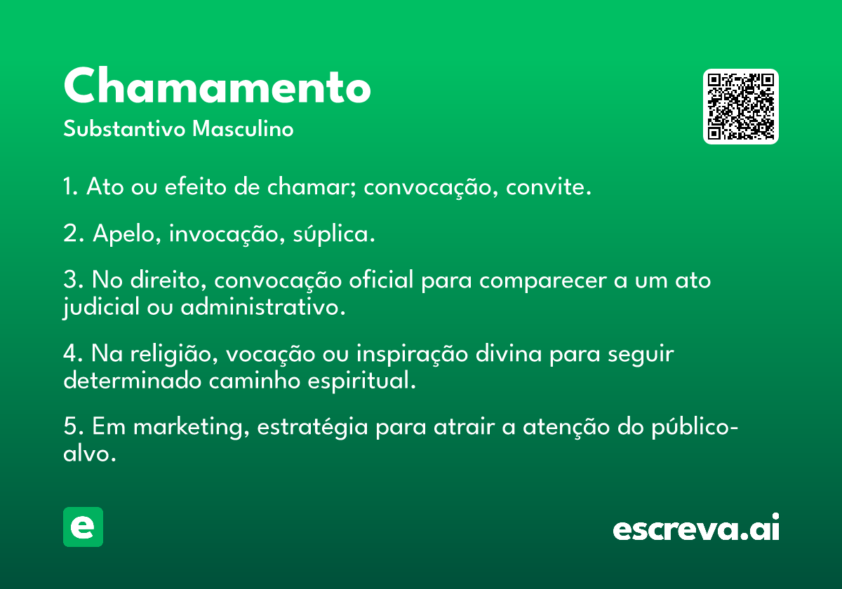 chamamento