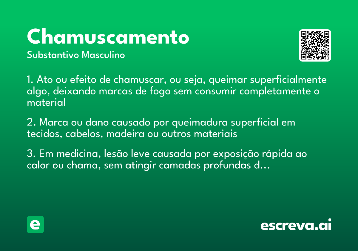 chamuscamento