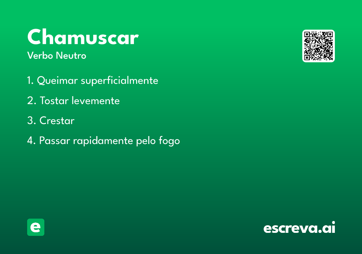 chamuscar