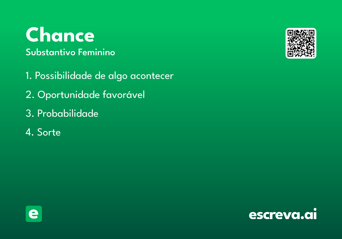 chance