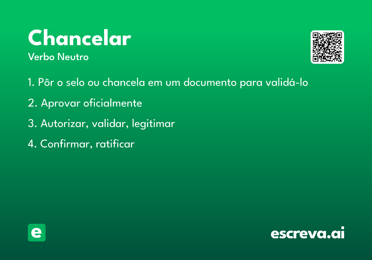chancelar