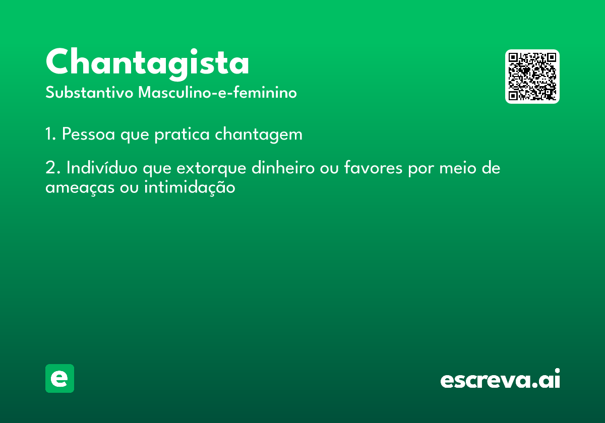 chantagista