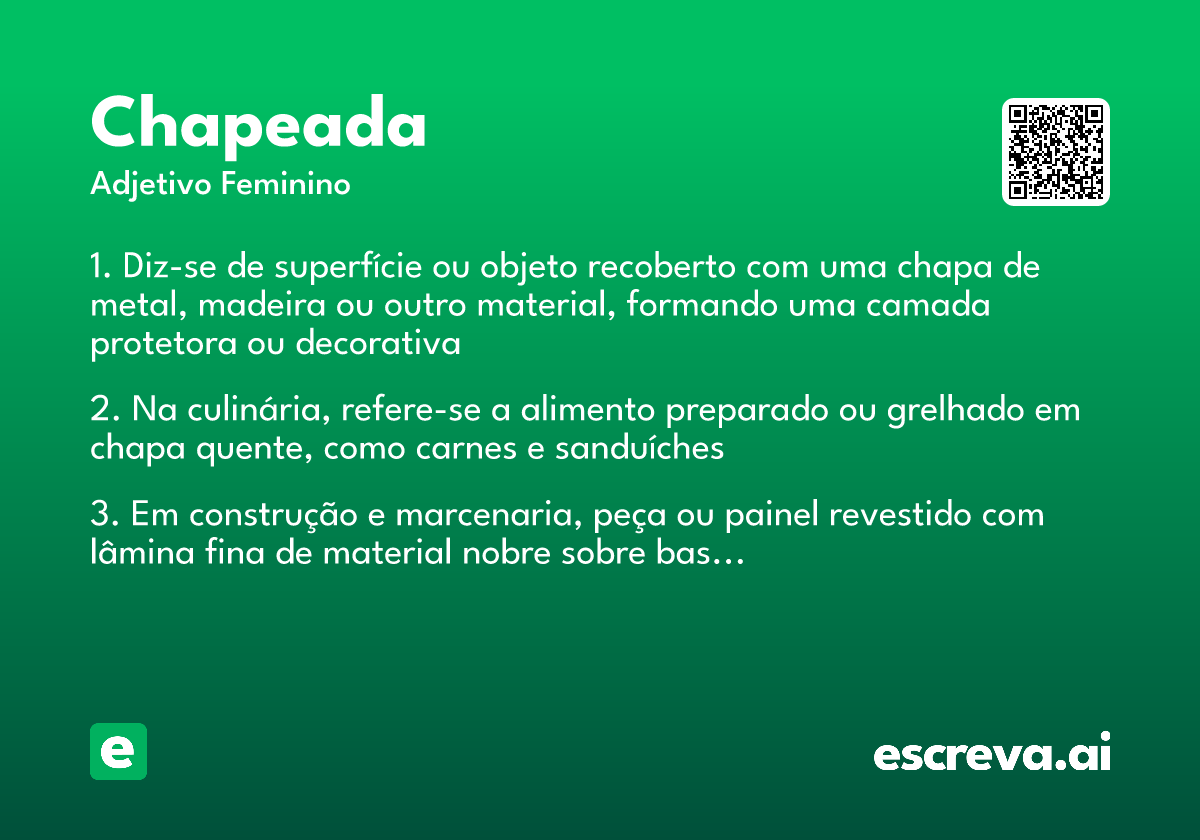 chapeada