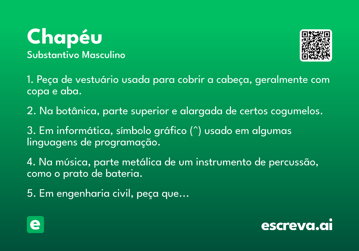 chapéu