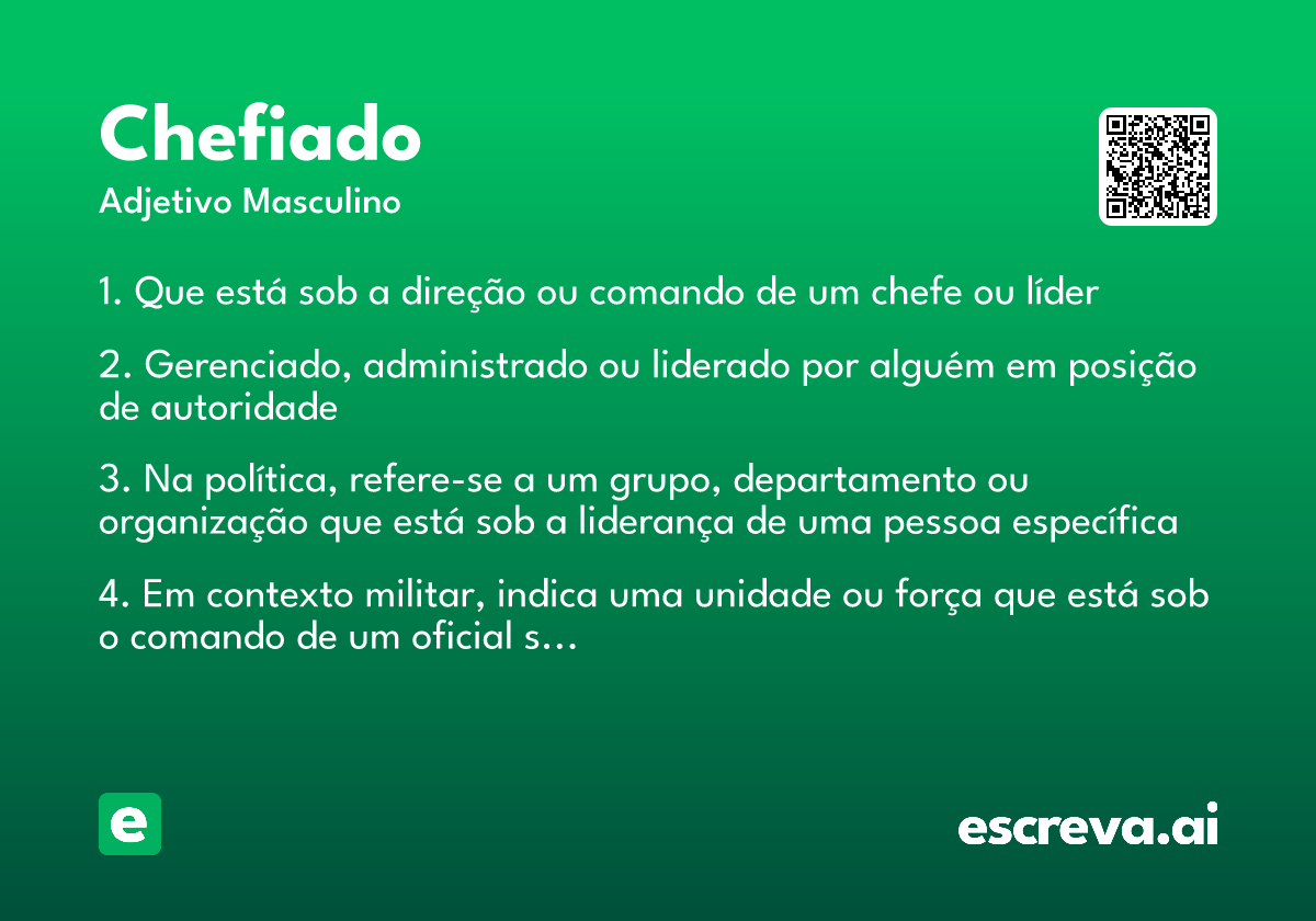 chefiado