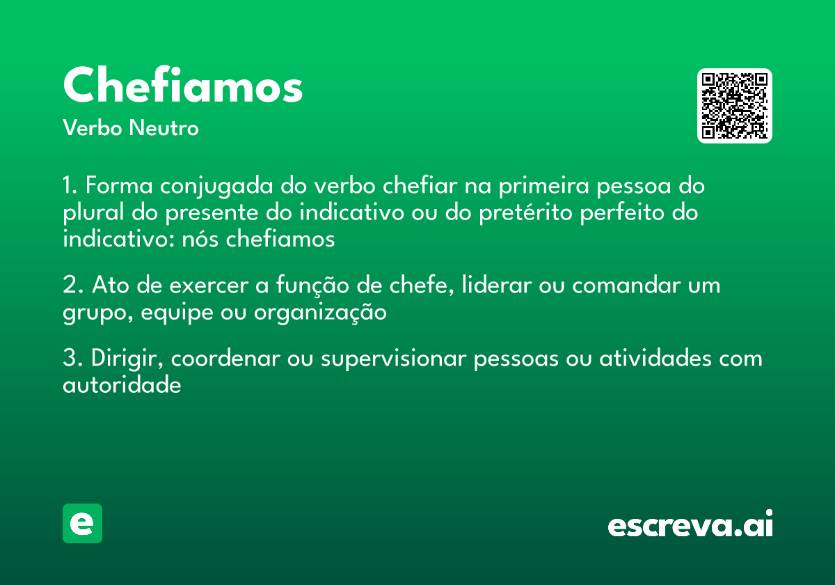 chefiamos