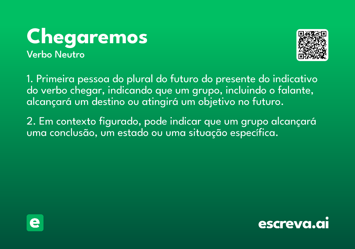 chegaremos