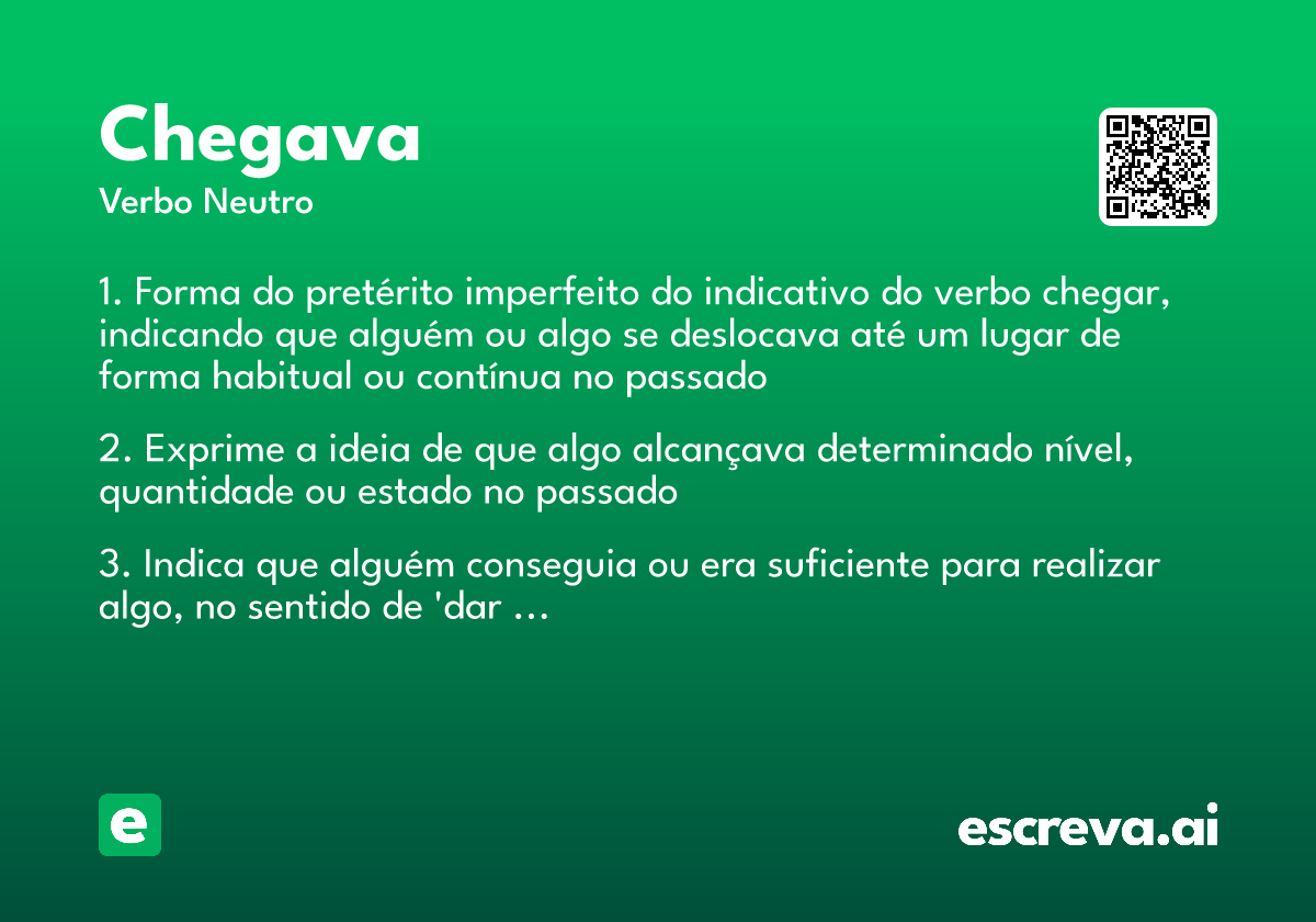 chegava