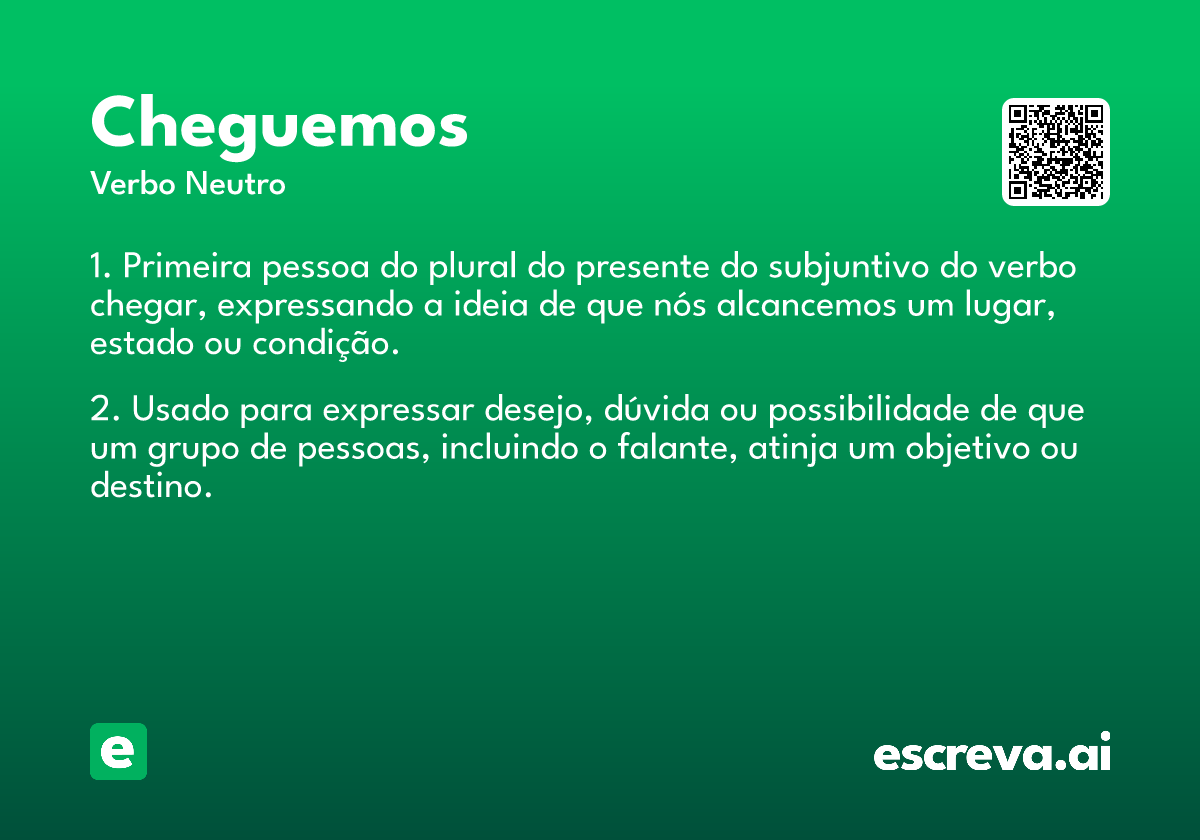 cheguemos