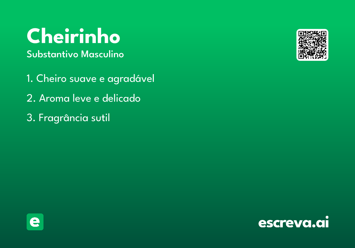 cheirinho