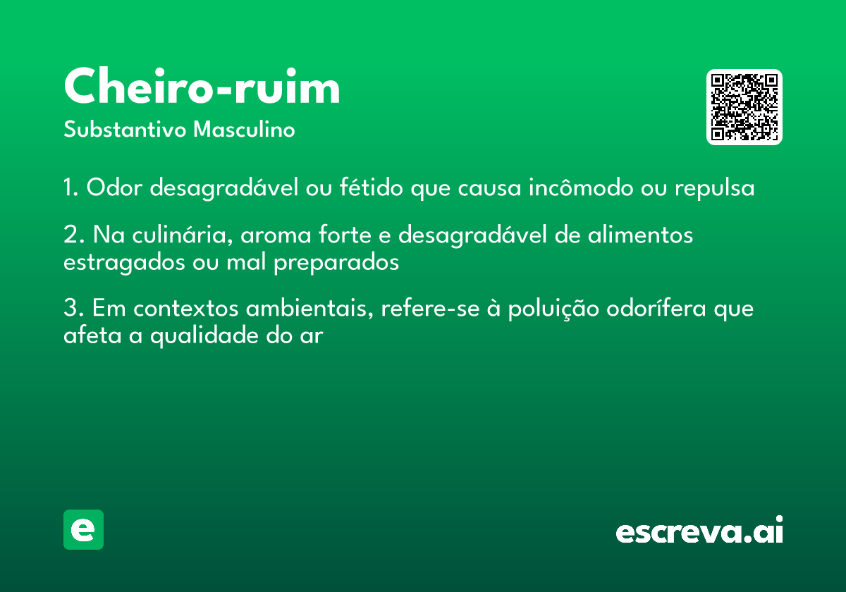 cheiro-ruim