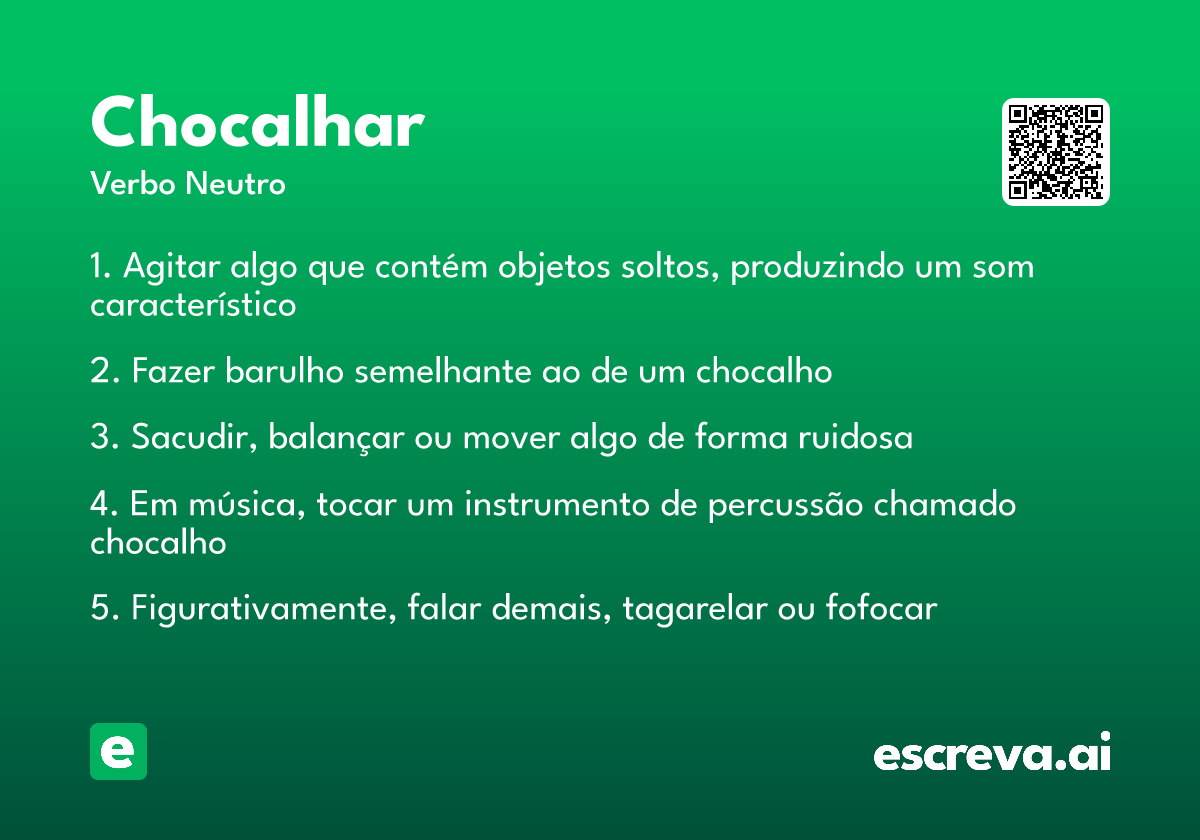 chocalhar