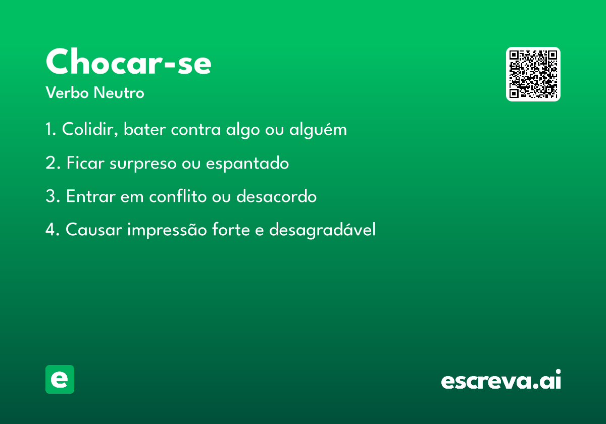 chocar-se