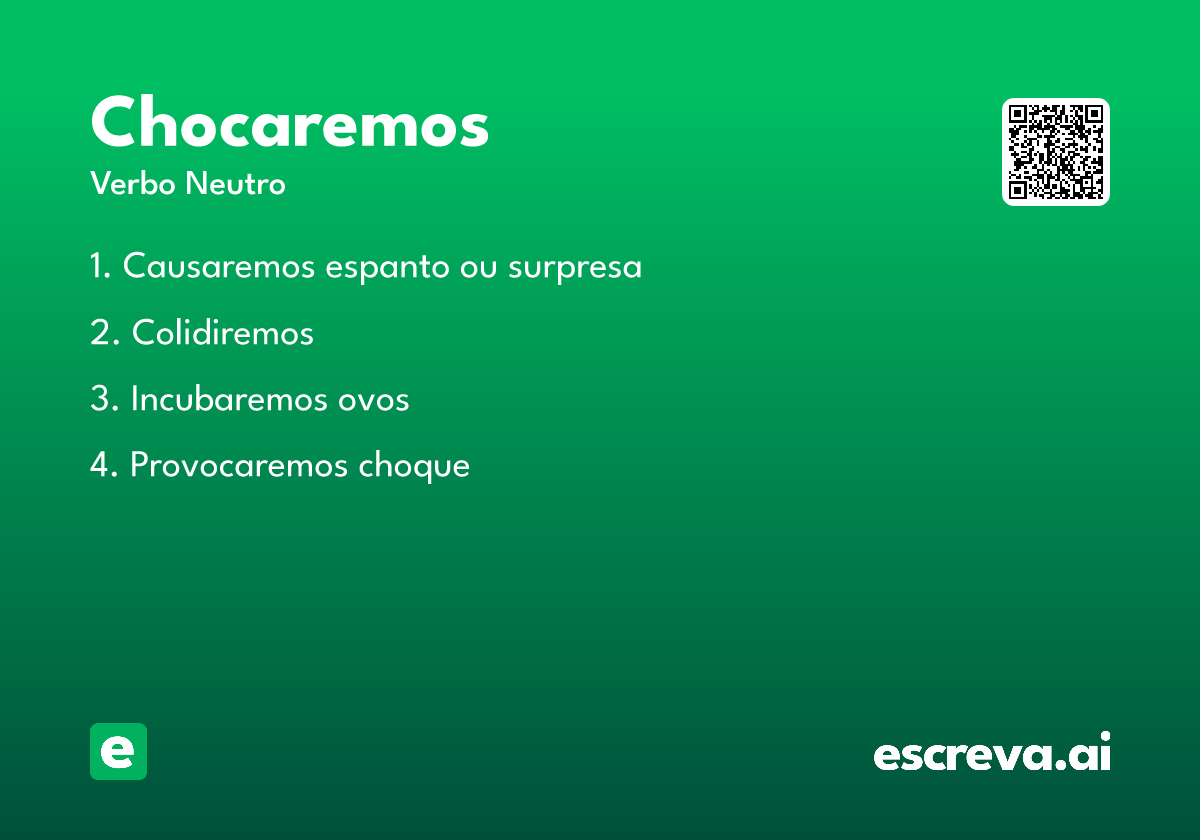 chocaremos